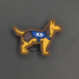 (5/$15) Police K9 Croc Charm